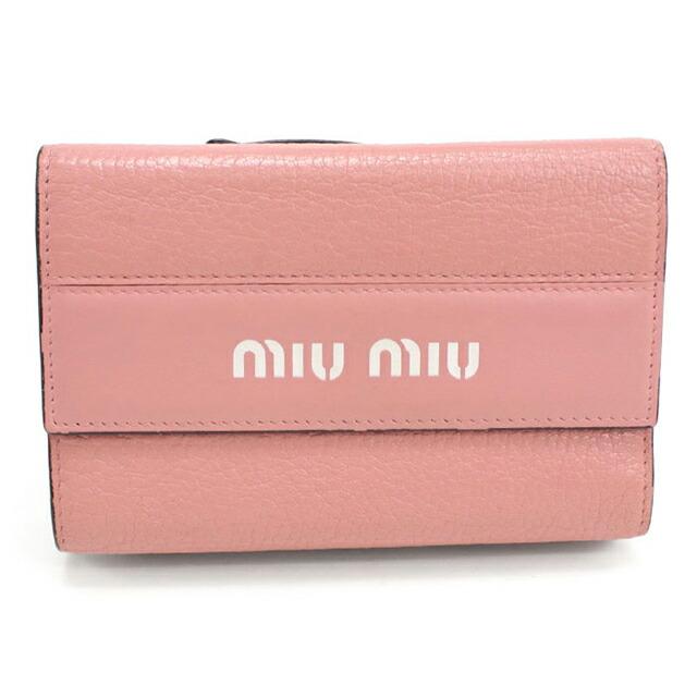 miu miu（ミュウミュウ） 中古 三つ折り財布 三折財布 レディース 