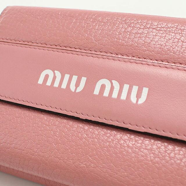 miu miu（ミュウミュウ） 中古 三つ折り財布 コンパクト 三折財布
