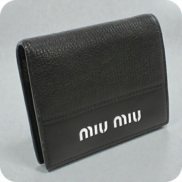 miu miu（ミュウミュウ） 中古 二つ折り財布 レディース ブランド