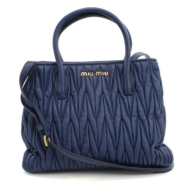 miumiu ミュウミュウ　マトラッセ2wayバッグ miu miu（ミュウミュウ） 中古 トートバッグ レディース ブランド