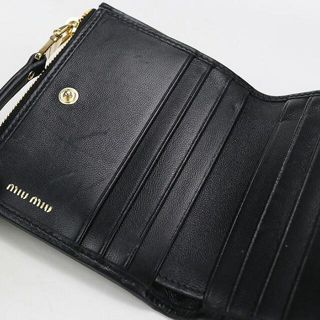 miu miu（ミュウミュウ） 中古 二つ折り財布 二折財布 レディース