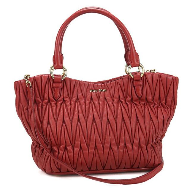 miumiu ヴィンテージ マテラッセ ハンドバッグ miu miu（ミュウミュウ） 中古 ハンドバッグ レディース ブランド