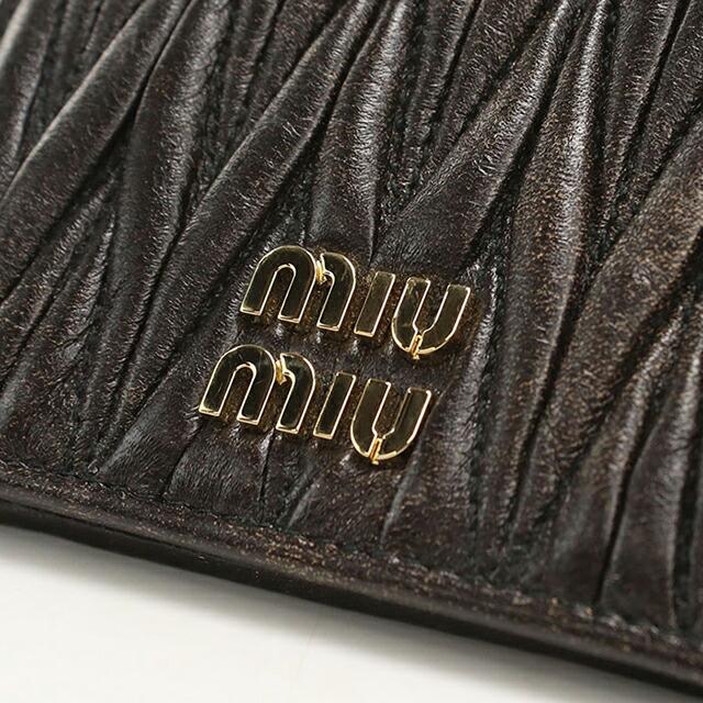 miu miu（ミュウミュウ） 中古 二つ折り財布 コンパクト レディース