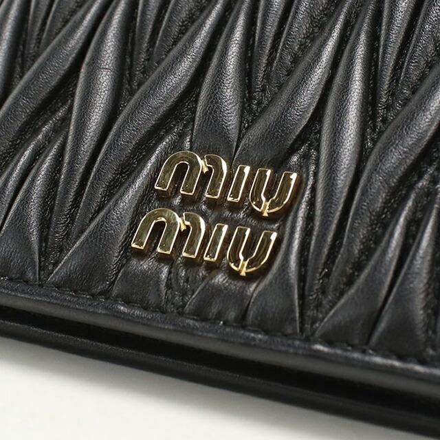 miu miu（ミュウミュウ） 中古 二つ折り財布 コンパクト レディース