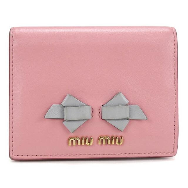 miu miu（ミュウミュウ） 中古 二つ折り財布 二折財布 レディース 