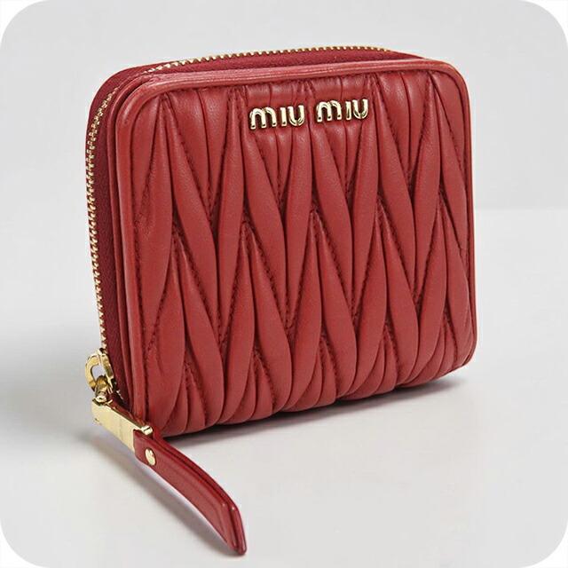 miu miu（ミュウミュウ） 中古 二つ折り財布 二折財布 レディース