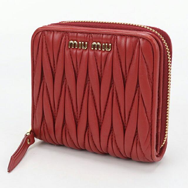 miu miu（ミュウミュウ） 中古 二つ折り財布 二折財布 レディース