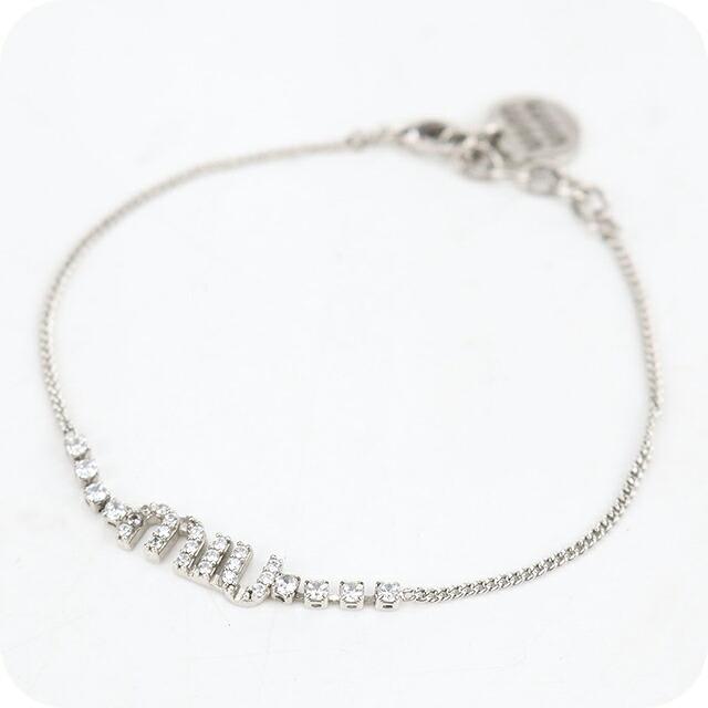 miu miu（ミュウミュウ） 中古 ブレスレット レディース ブランド ロゴ