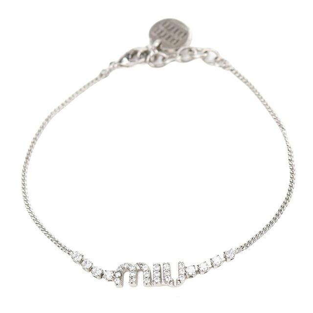 miu miu（ミュウミュウ） 中古 ブレスレット レディース ブランド ロゴ