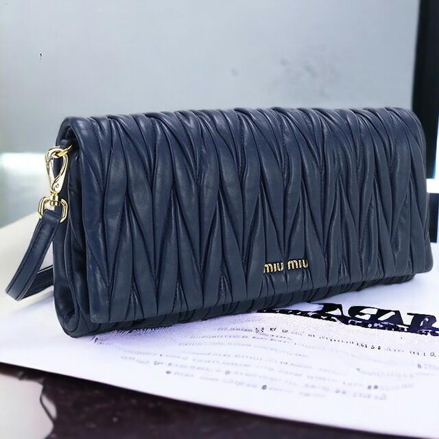 10/27はさらに+11倍 中古 ミュウミュウ 斜め掛け ショルダー 