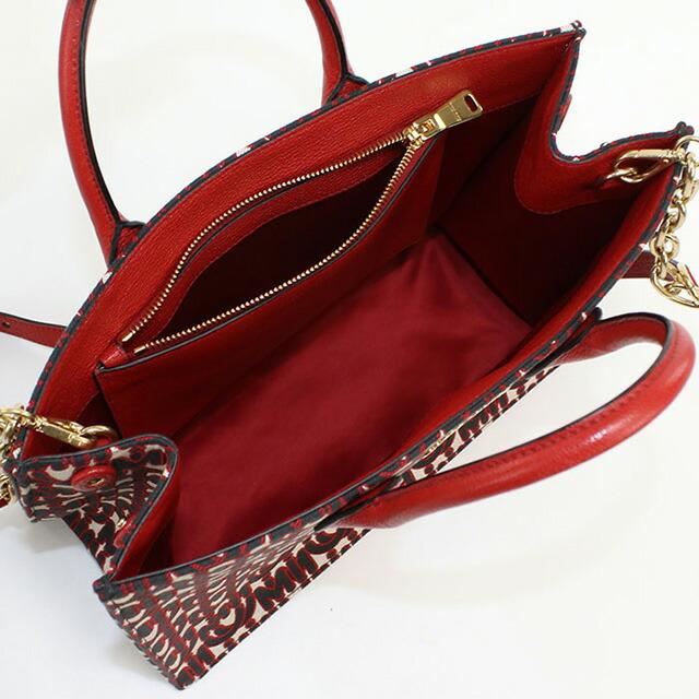 miumiu 2way トートバッグ　赤　美品 miu miu（ミュウミュウ） 中古 トートバッグ レディース ブランド
