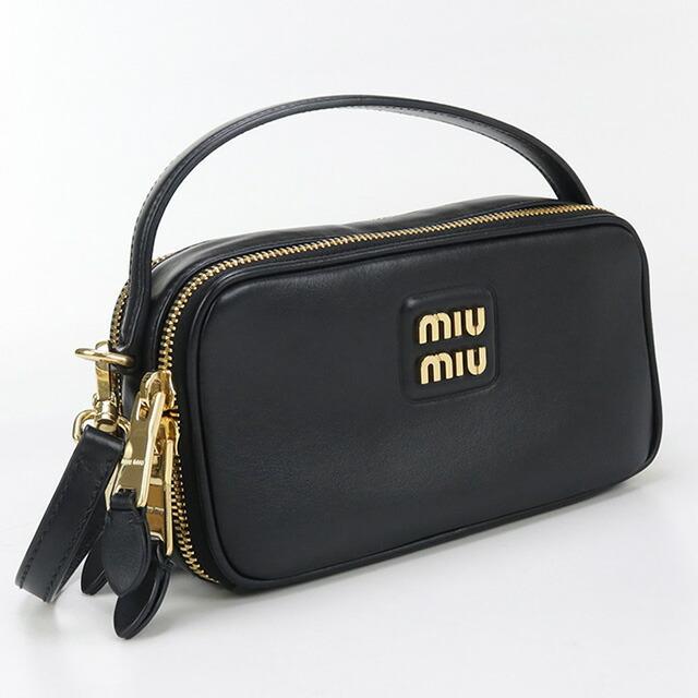 【出品7/15迄】miu miu 2way ハンドバッグ ブラック miu miu（ミュウミュウ） 中古 ハンドバッグ レディース ブランド