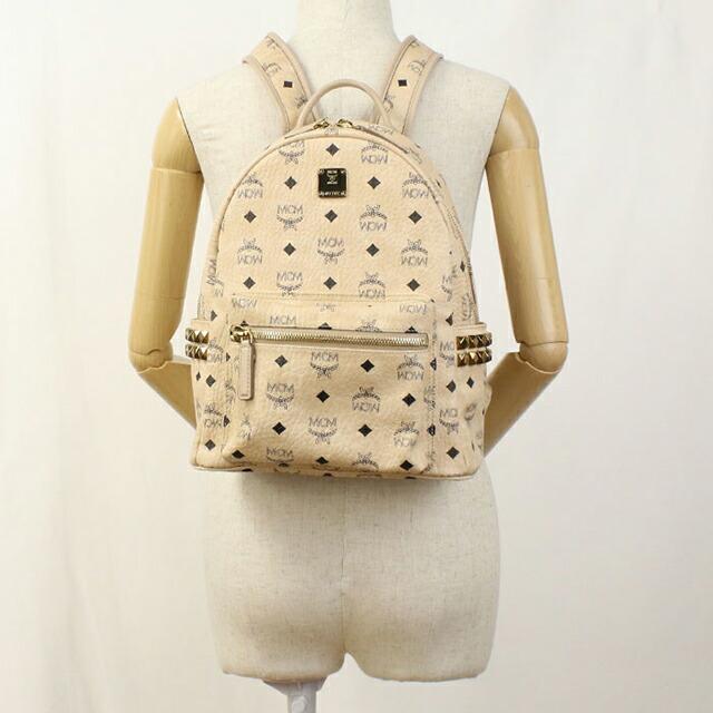 MCM リュック ベージュ MCM - MCM エムシーエム☆リュック ベージュM TWICE財布G-DRAGONの通販