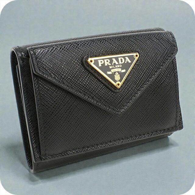 PRADA（プラダ） 中古 三折財布小銭入付き レディース ブランド