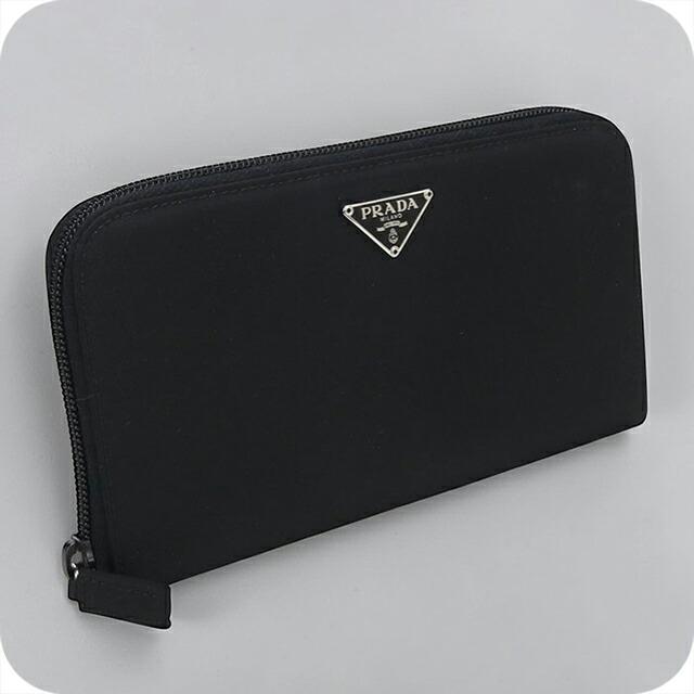 プラダ PRADA ロゴ 1ML506 ラウンドファスナー ジップアラウンド  長財布 レザー NERO ブラック 未使用 PRADA（プラダ） ラウンドファスナー長財布 1ML506 QHH レディース