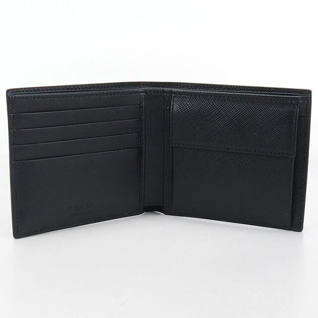 PRADA（プラダ） 中古 二つ折り財布 二折財布 メンズ ブランド