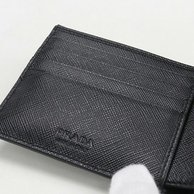 正規品　PRADA プラダ　財布　サフィアーノ　２つ折り 楽天市場】プラダ 二つ折り財布 サフィアーノ メンズ PRADA 2MO738 QHH