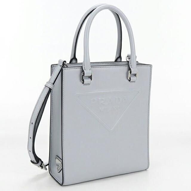 【✨希少✨】プラダ トートバッグ 三角ロゴ メタリックブルー PRADA プラダ ハンドバッグ トートバッグ 三角ロゴ ナイロンレザー