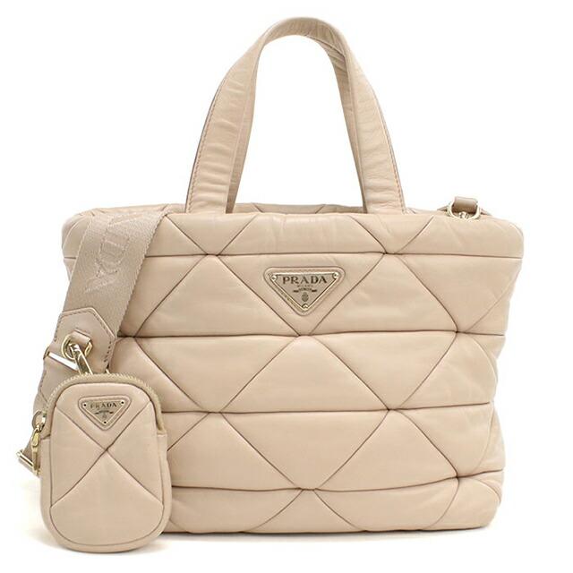 【歳末セール中‼︎】PRADA ベージュ トートバッグ PRADA（プラダ） 中古 トートバッグ レディース ブランド PRADA 2WAY