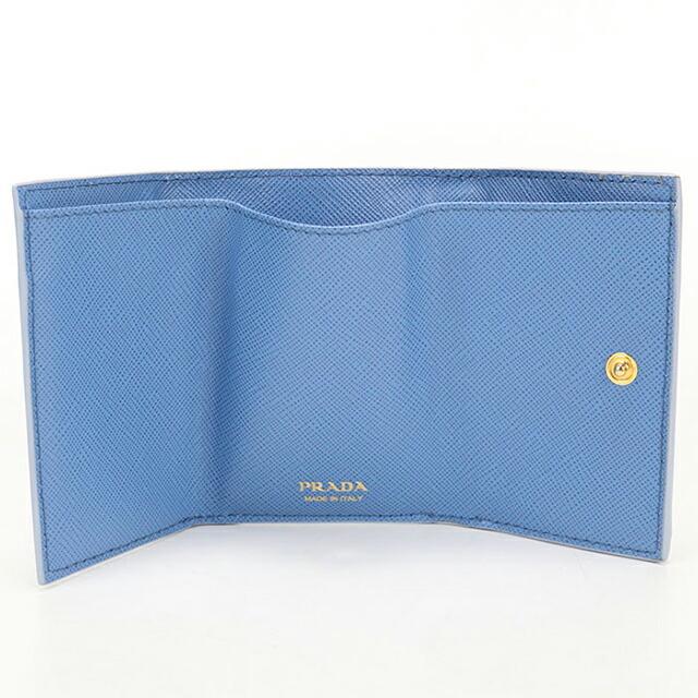 【中古美品】PRADA 三つ折り財布 サフィアーノ PRADA（プラダ） 中古 三つ折り財布 三折財布 レディース ブランド