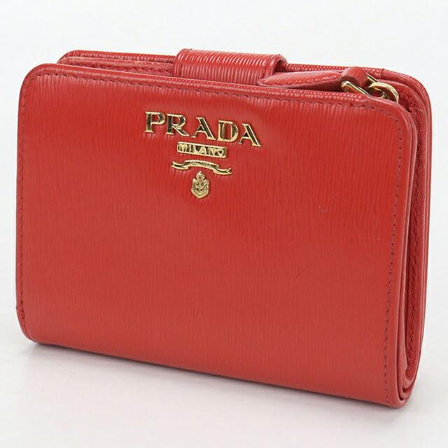 PRADA（プラダ） 中古 二つ折り財布 二折財布 レディース ブランド