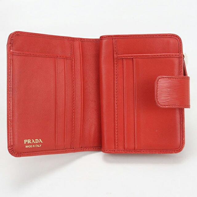PRADA（プラダ） 中古 二つ折り財布 二折財布 レディース ブランド