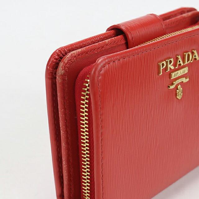 PRADA（プラダ） 中古 二つ折り財布 二折財布 レディース ブランド