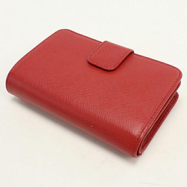 PRADA（プラダ） 中古 二つ折り財布 二折財布 レディース ブランド 