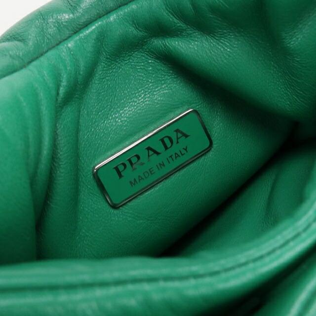 プラダ ハンドバッグ 2way レザー×ナイロン キルティング グリーン PRADA（プラダ） 中古 ハンドバッグ レディース ブランド PRADA 2WAY