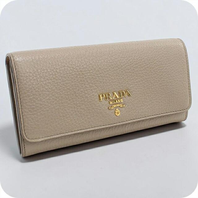 PRADA（プラダ） 中古 長財布二折 レディース ブランド レザー 1MH132