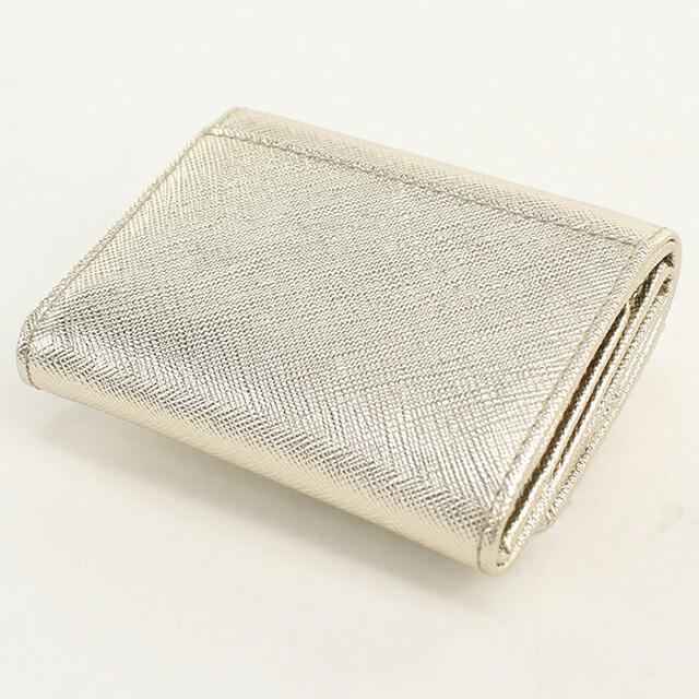 PRADA（プラダ） 中古 三つ折り財布 コンパクト 三折財布 レディース