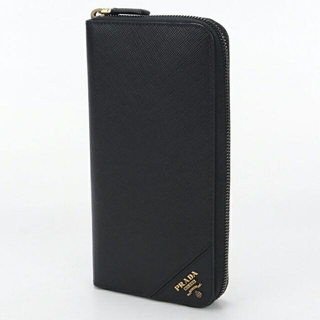PRADA（プラダ） 中古 長財布 ラウンドファスナー メンズ ブランド