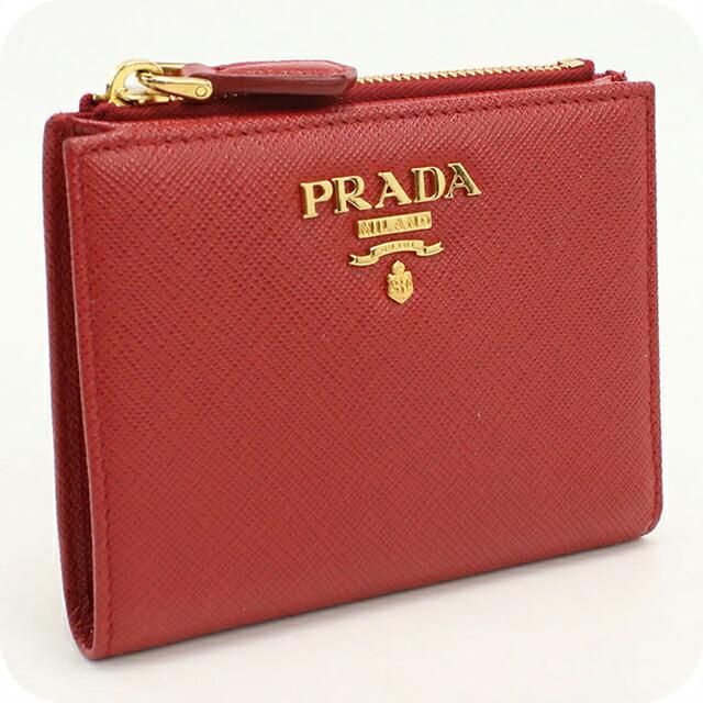 PRADA（プラダ） 中古 二つ折り財布 コンパクト レディース ブランド