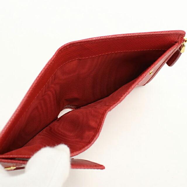PRADA（プラダ） 中古 二つ折り財布 コンパクト レディース ブランド