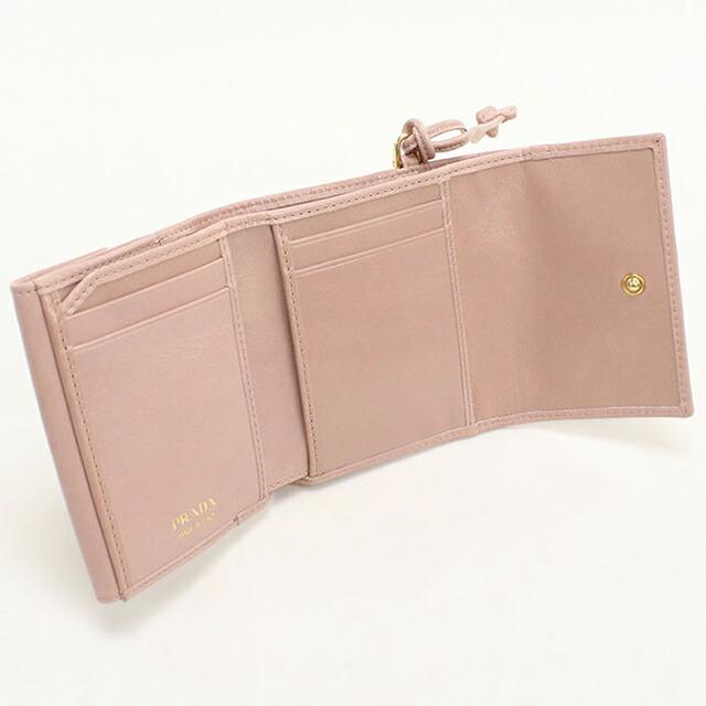 PRADA（プラダ） 中古 三つ折り財布 三折財布 レディース ブランド