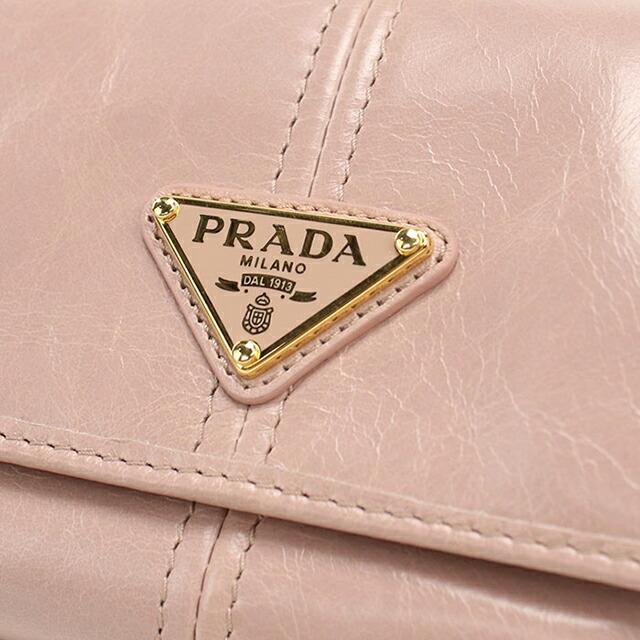 PRADA（プラダ） 中古 三つ折り財布 三折財布 レディース ブランド