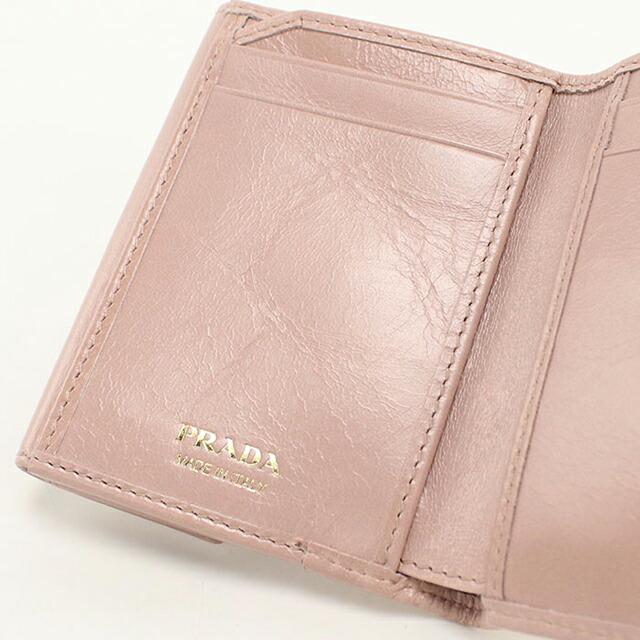 PRADA（プラダ） 中古 三つ折り財布 三折財布 レディース ブランド