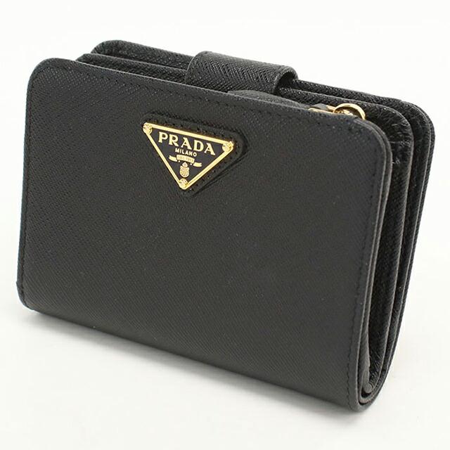 PRADA（プラダ） 中古 二つ折り財布 コンパクト レディース ブランド
