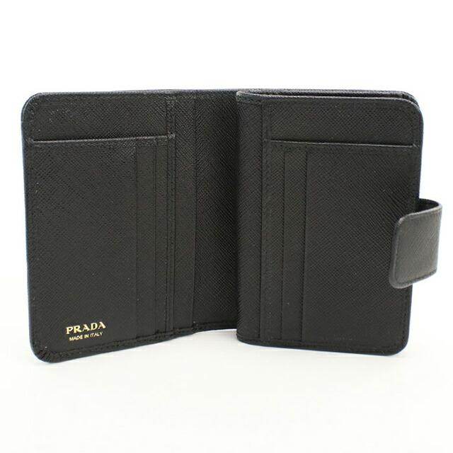 PRADA（プラダ） 中古 二つ折り財布 コンパクト レディース ブランド