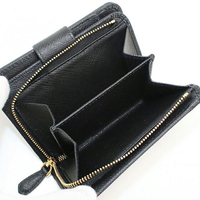 PRADA（プラダ） 中古 二つ折り財布 コンパクト レディース ブランド