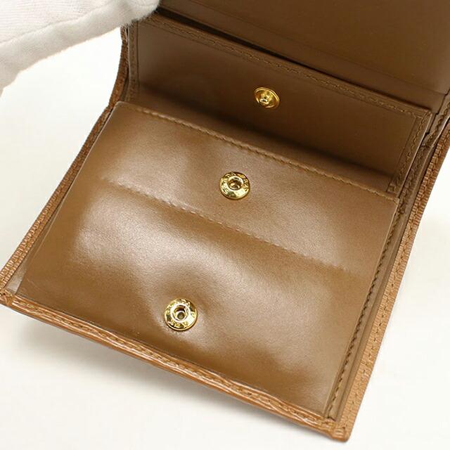 PRADA ブラウン 二つ折り財布 PRADA（プラダ） 中古 二つ折り財布 コンパクト レディース ブランド
