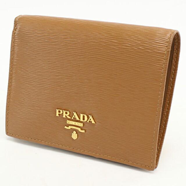 PRADA（プラダ） 中古 二つ折り財布 コンパクト レディース ブランド