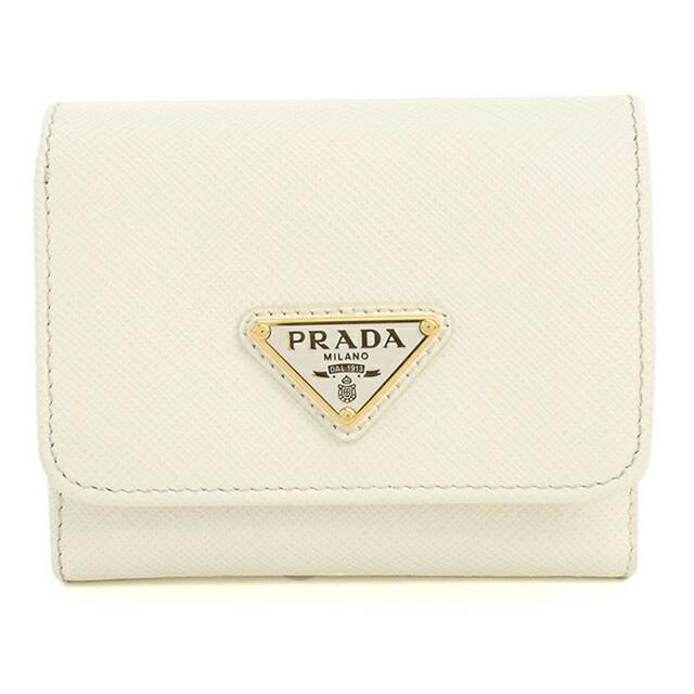 PRADA（プラダ） 中古 三つ折り財布 コンパクト 三折財布 レディース
