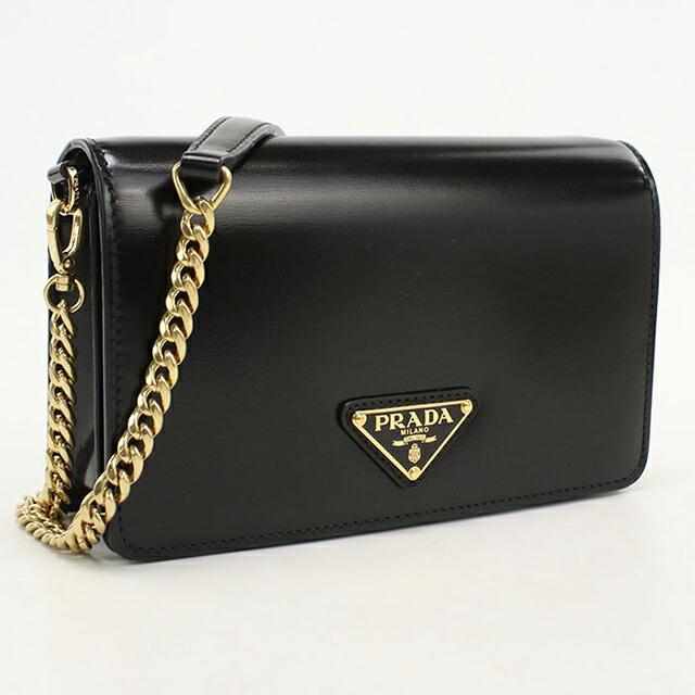 PRADA ショルダーバッグ ブラック　コンビニ払い不可　キャンセル不可 PRADA（プラダ） 中古 ショルダーバッグ レディース ブランド チェーン