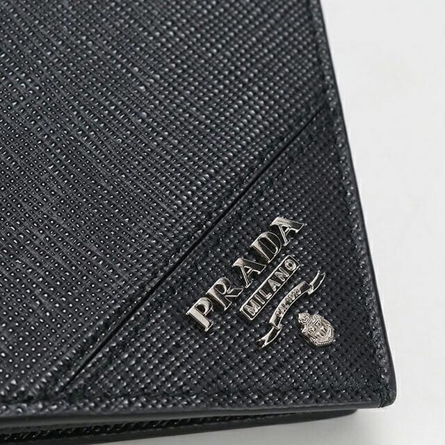 PRADA（プラダ） 中古 長財布二折 メンズ ブランド サフィアーノレザー 