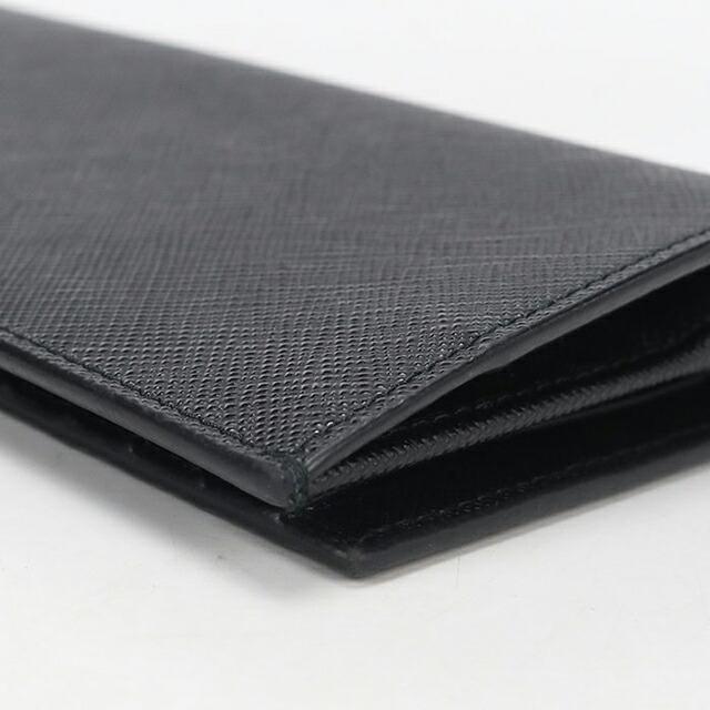 PRADA（プラダ） 中古 長財布二折 メンズ ブランド サフィアーノレザー