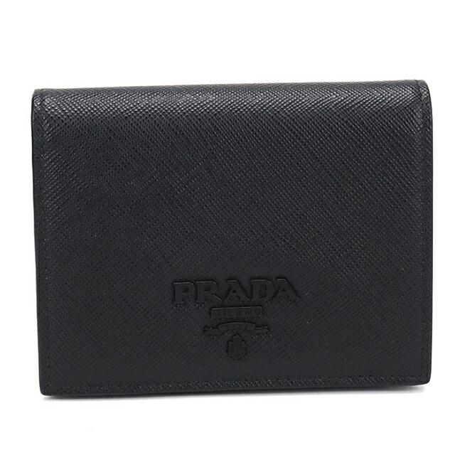 PRADA（プラダ） 中古 二つ折り財布 コンパクト レディース ブランド
