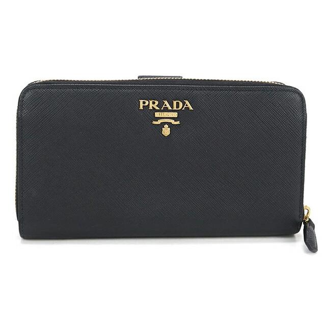 PRADA（プラダ） 中古 長財布二折 レディース ブランド サフィアーノ