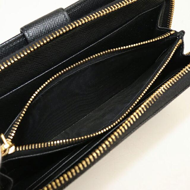 PRADA（プラダ） 中古 長財布二折 レディース ブランド サフィアーノ