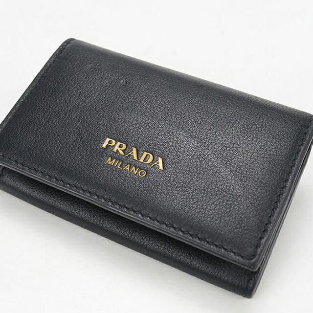 【PRADA】 レザー 名刺入れ　 PRADA（プラダ） 中古 名刺入れ レディース ブランド レザーカード